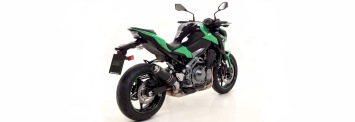 Gianelli X-Pro RVS Black Slip-on Einddemper met E-keur Kawasaki Z900 2017 > 2019